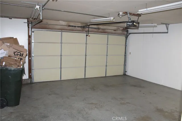 a view of a room with racks