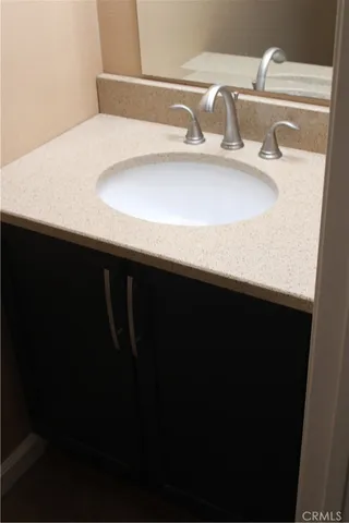 a close view of sink
