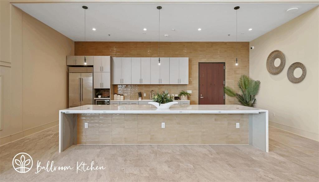 4016 Daisy Holw Loop Mesquite, TX 75181 - Photo 25 of 32 a view of kitchen with kitchen island a sink a stove and a refrigerator