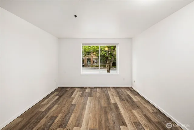 a view of wooden floor in a room