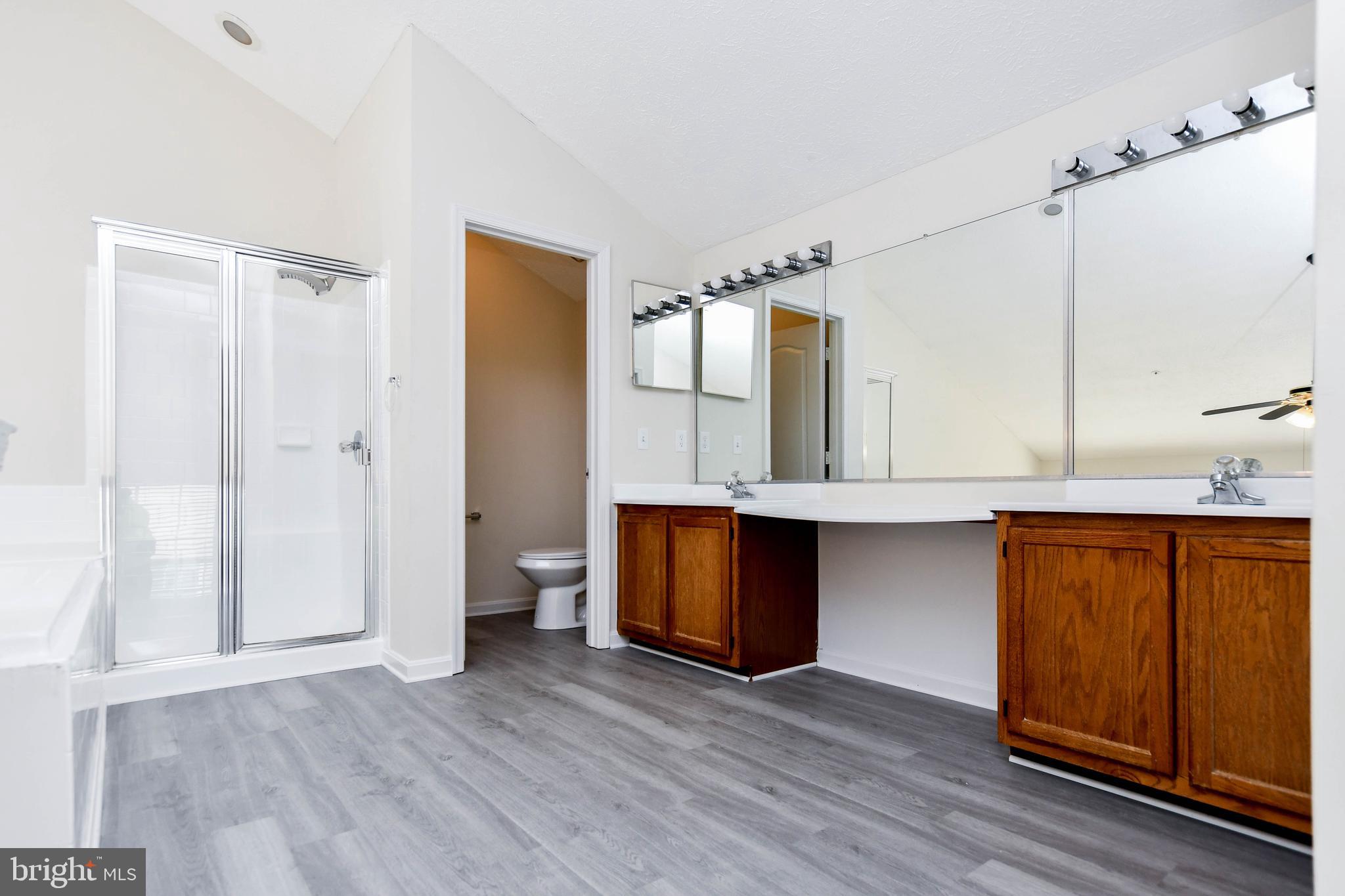 5908 Grenfell Loop Bowie, MD 20720 - Photo 48 of 65 a bathroom with a sink and a mirror