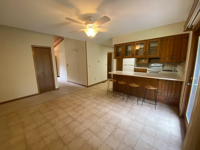 a view of an empty room