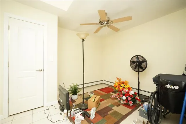 a table with a vase of flowers on it