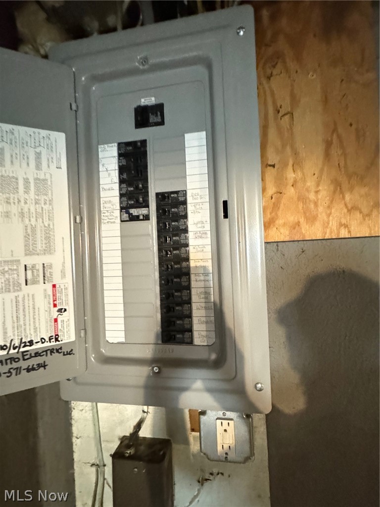 459 Patterson Avenue Akron, OH 44310 - Photo 23 of 24 View of utility room. updated electric breaker box