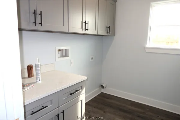 a storage room with empty racks
