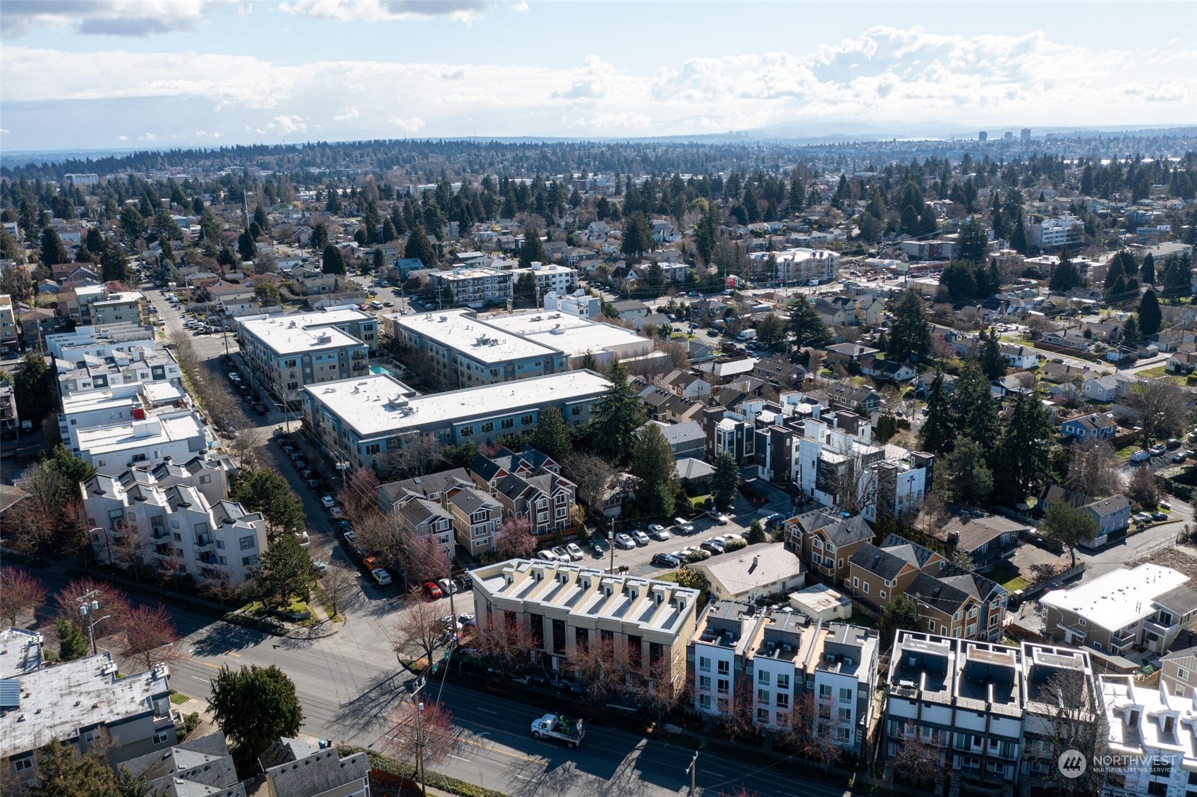 10170 Holman Road Northwest, Unit B Seattle, WA 98133 - Photo 11 of 12 an aerial view of multiple house