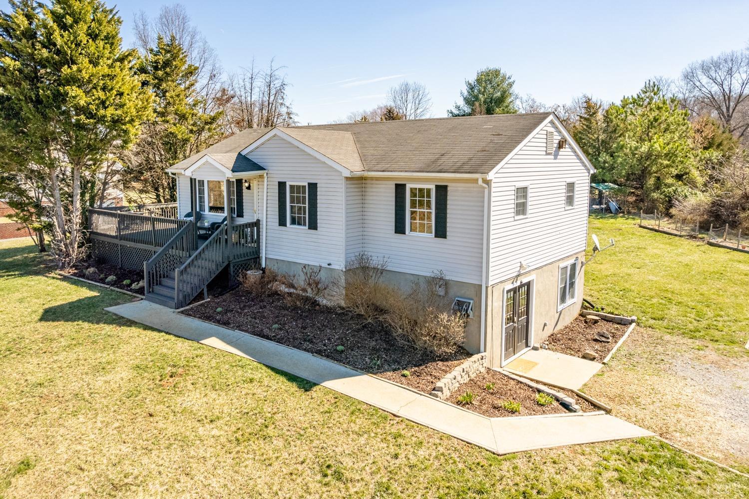 1077 Terrace View Road Goode, VA 24556 - Photo 45 of 54 a aerial view of a house with a yard