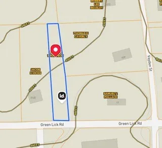 a view of a door with a white house