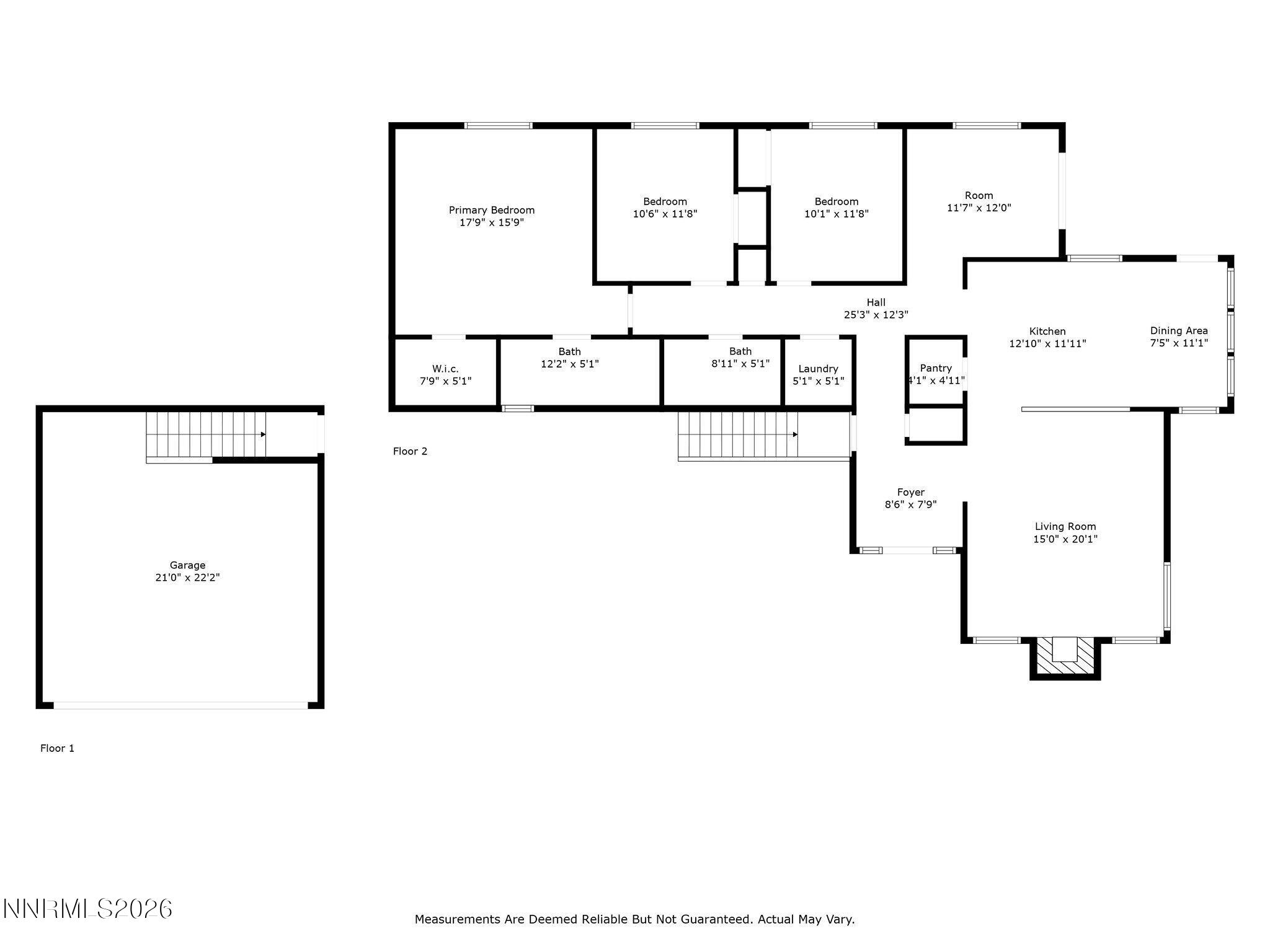 2601 Chaparral Drive Reno, NV 89509 - Photo 27 of 28 all_floors_2601_chaparral_drive_reno_wit