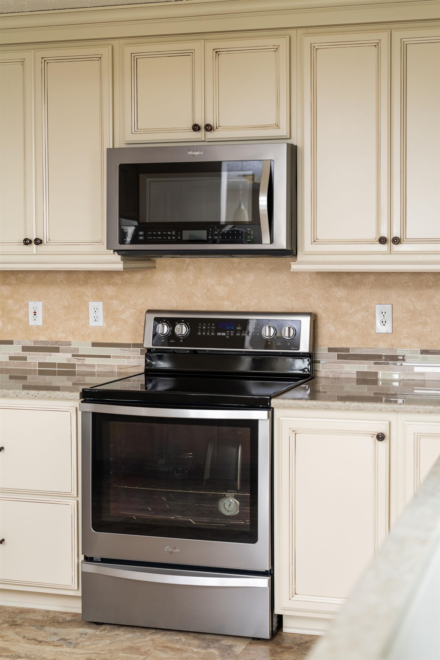 400 Quick's Mill Road Verona, VA 24482 - Photo 18 of 75 a kitchen with stainless steel appliances granite countertop white cabinets and stove