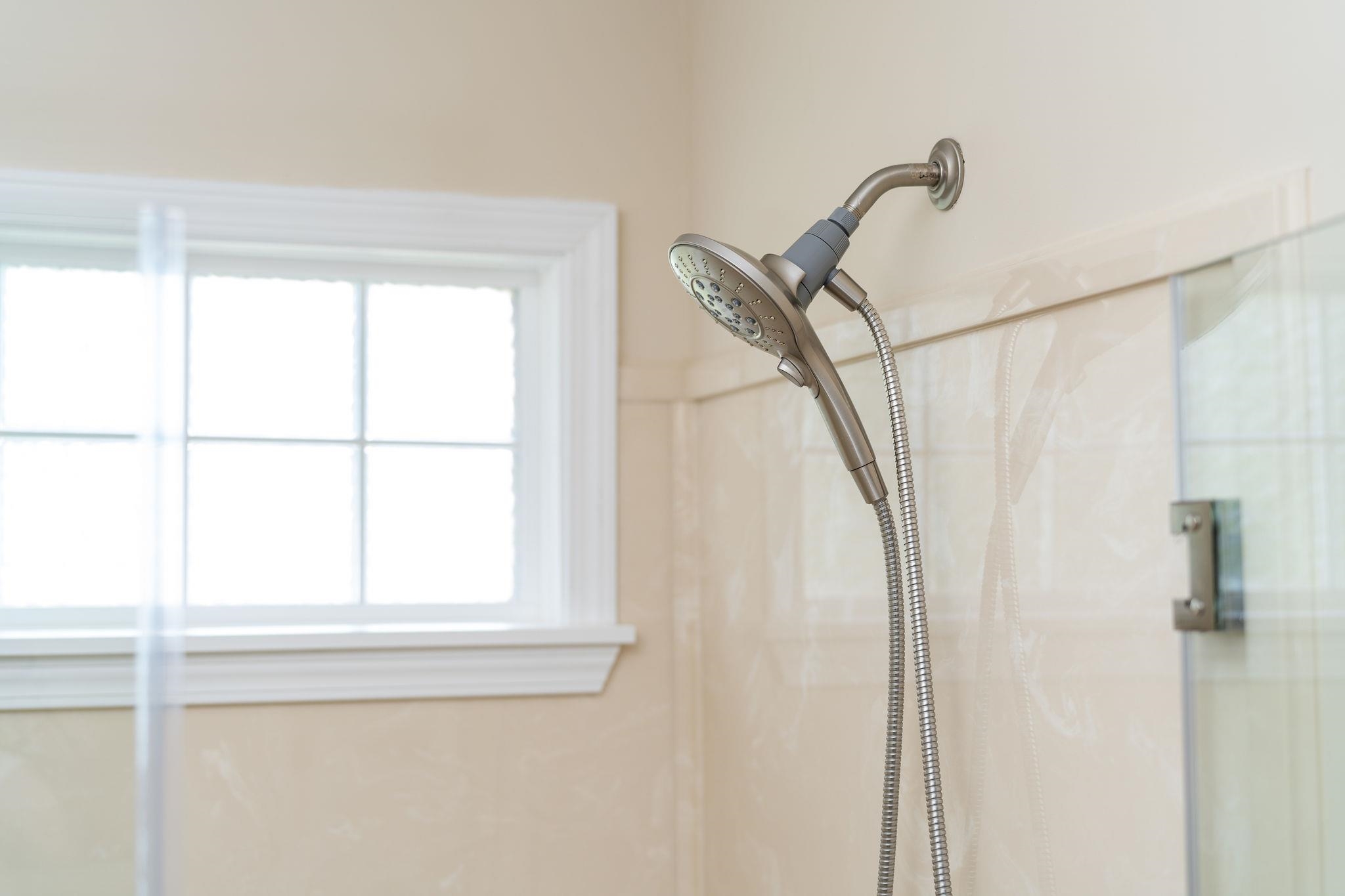 400 Quick's Mill Road Verona, VA 24482 - Photo 39 of 75 a bathroom with a window and a shower