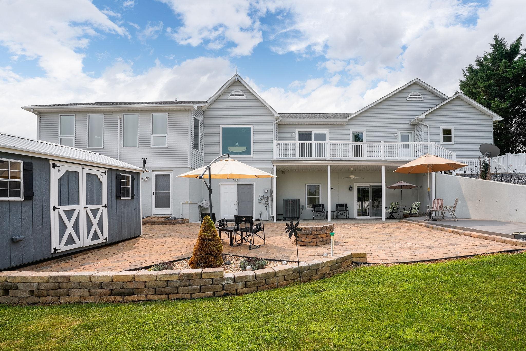 400 Quick's Mill Road Verona, VA 24482 - Photo 63 of 75 a front view of a house with a yard table and chairs