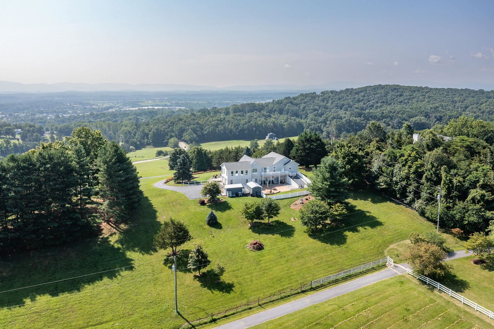 400 Quick's Mill Road Verona, VA 24482 - Photo 69 of 75 an aerial view of a residential houses with outdoor space and trees