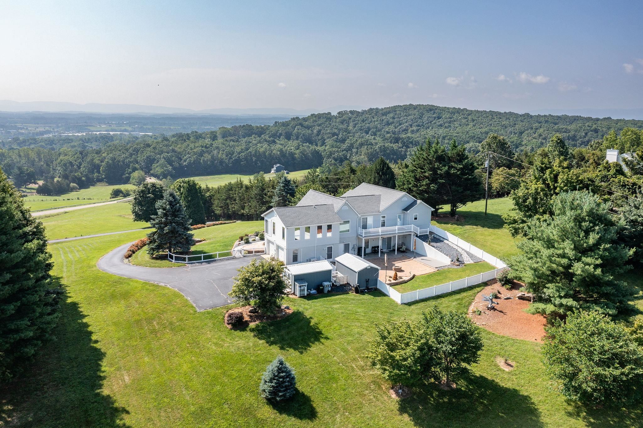 400 Quick's Mill Road Verona, VA 24482 - Photo 70 of 75 an aerial view of a house with a garden