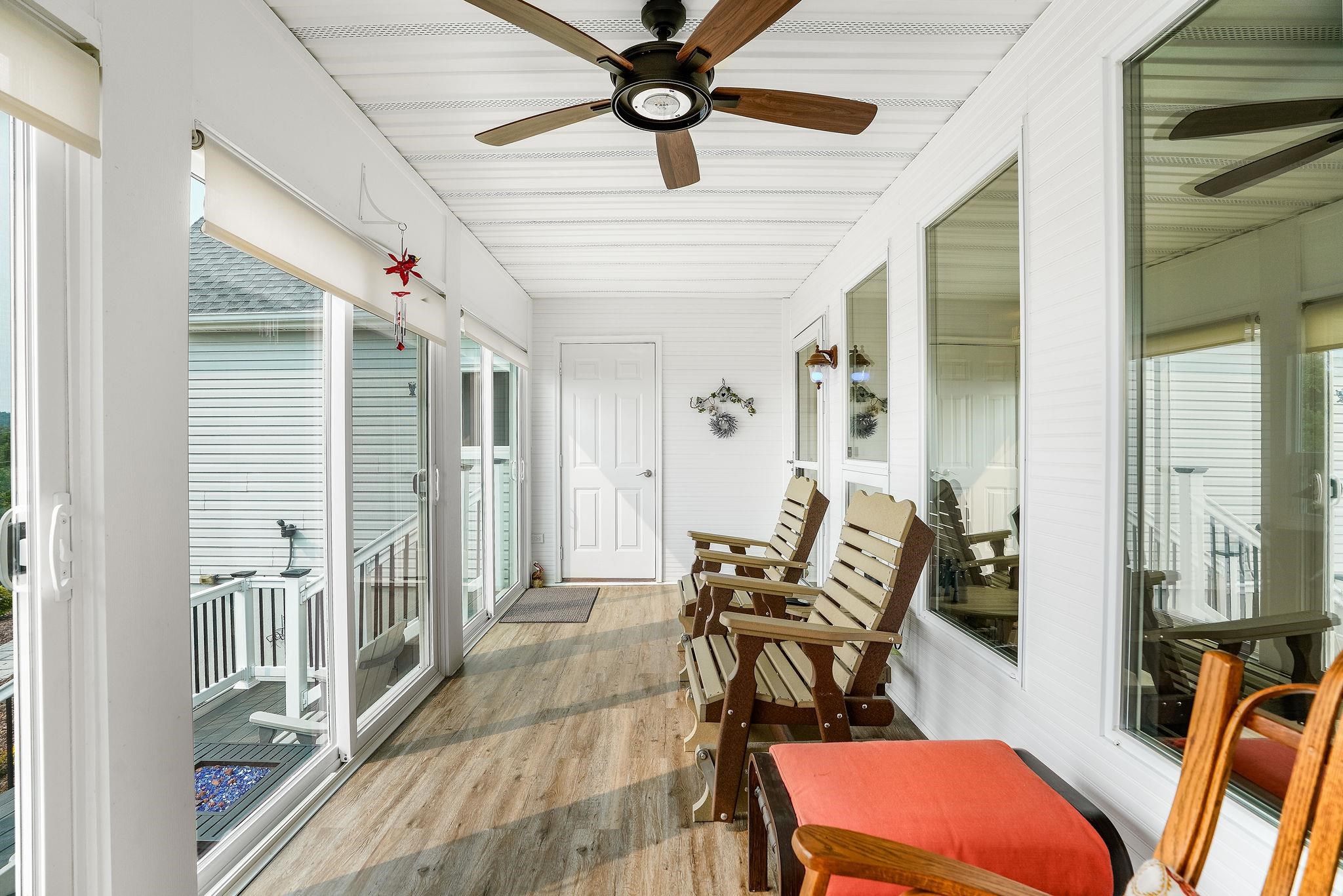 400 Quick's Mill Road Verona, VA 24482 - Photo 10 of 75 a view of a livingroom with furniture and a ceiling fan