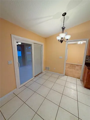 a view of empty room