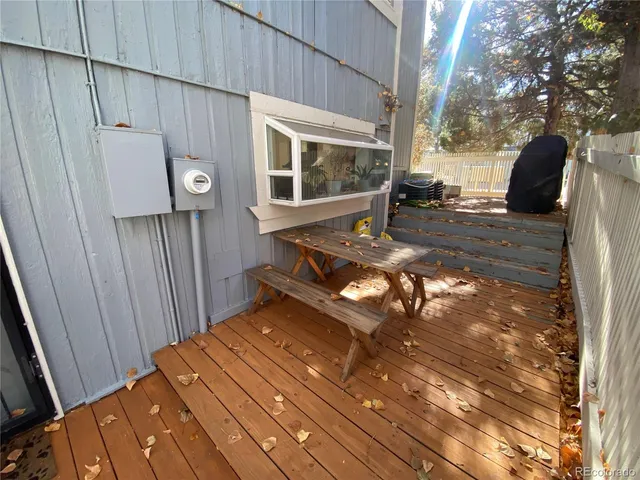a view of a outdoor space with seating area
