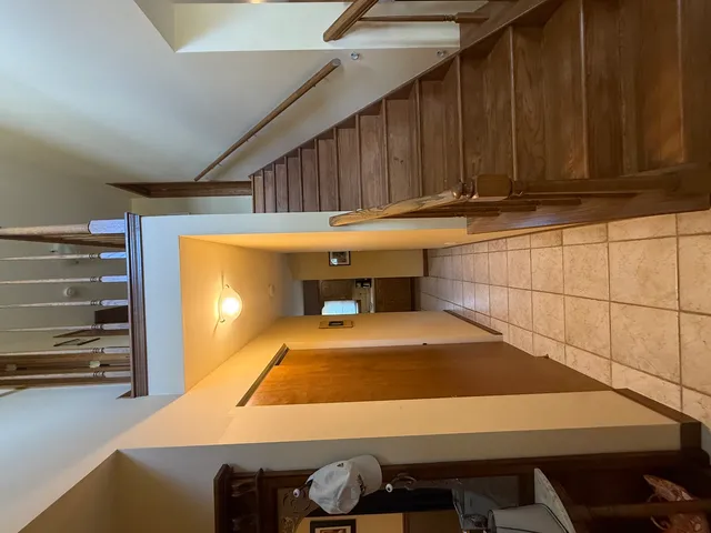 a room with storage and utility room