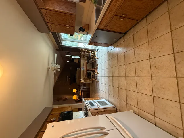 a view of storage and utility room