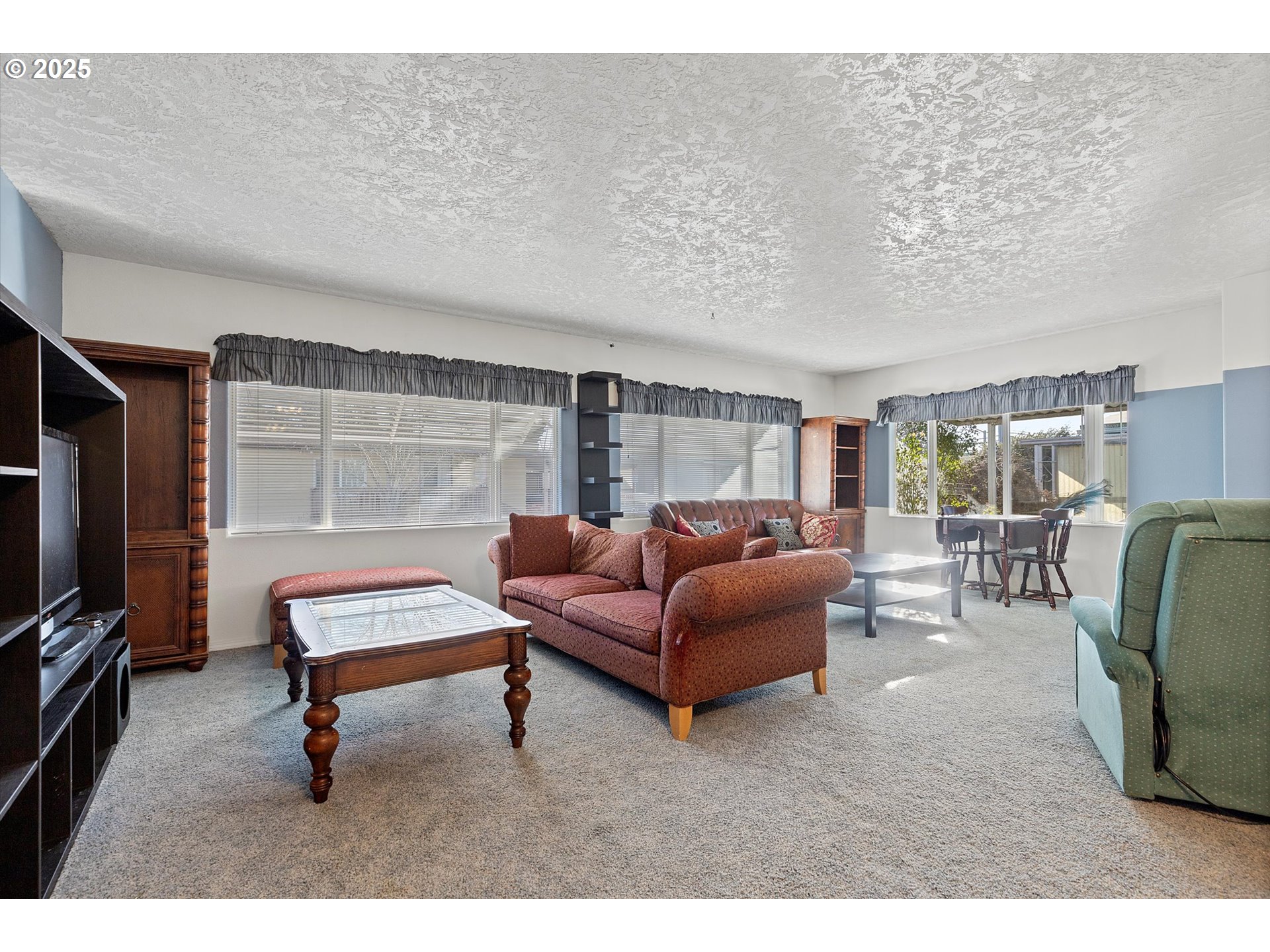 2901 East 2nd Street, Unit 84 Newberg, OR 97132 - Photo 4 of 30 a living room with furniture a air conditioner and a flat screen tv