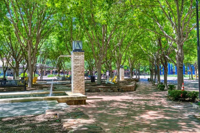 a building view with a yard