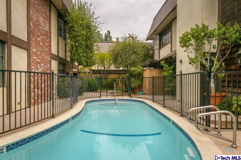 1445 Valley View Road, Unit 5 Glendale, CA 91202 - Photo 19 of 19 a view of a balcony with swimming pool