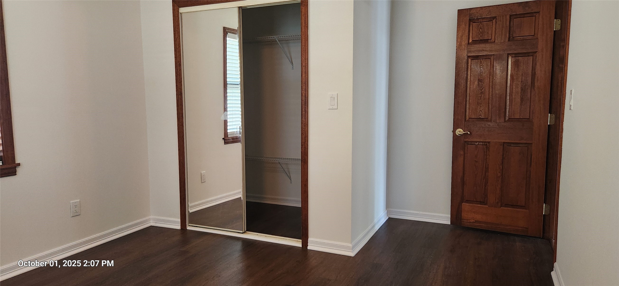 121 North Point Drive North Trinity, TX 75862 - Photo 24 of 37 an empty room with wooden floor and closet
