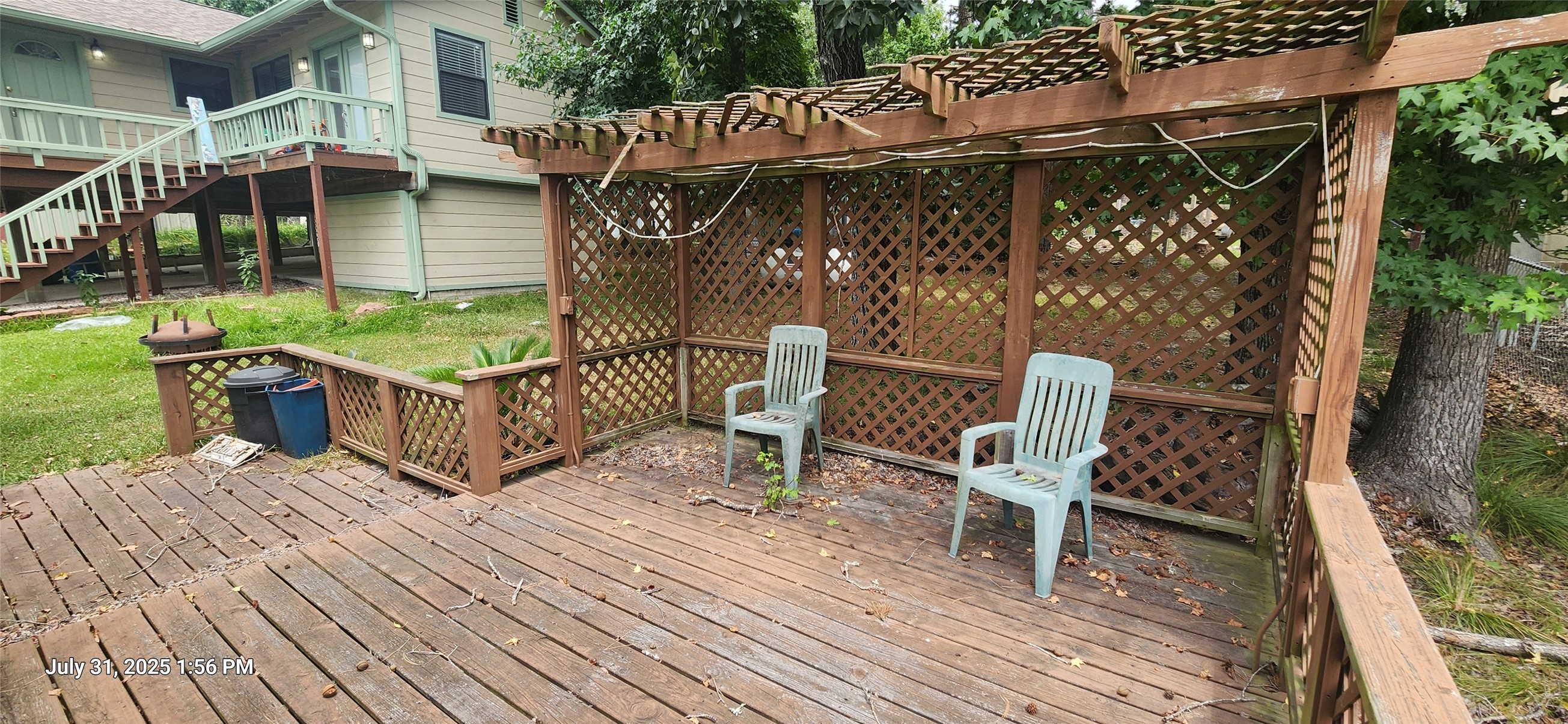 121 North Point Drive North Trinity, TX 75862 - Photo 30 of 37 a view of a chairs on the roof deck