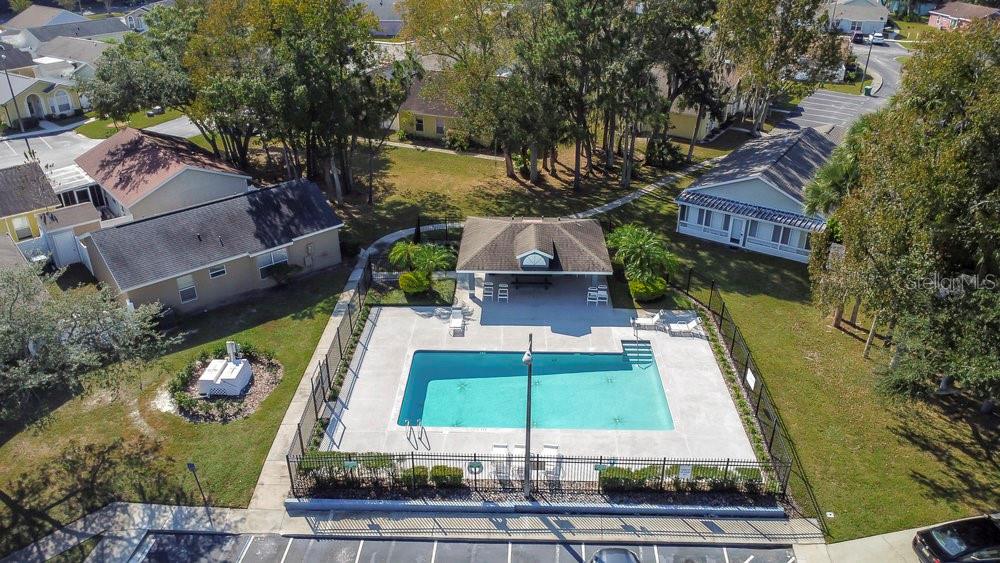 114 Sundance Court Winter Springs, FL 32708 - Photo 29 of 34 an aerial view of a house with a garden and swimming pool