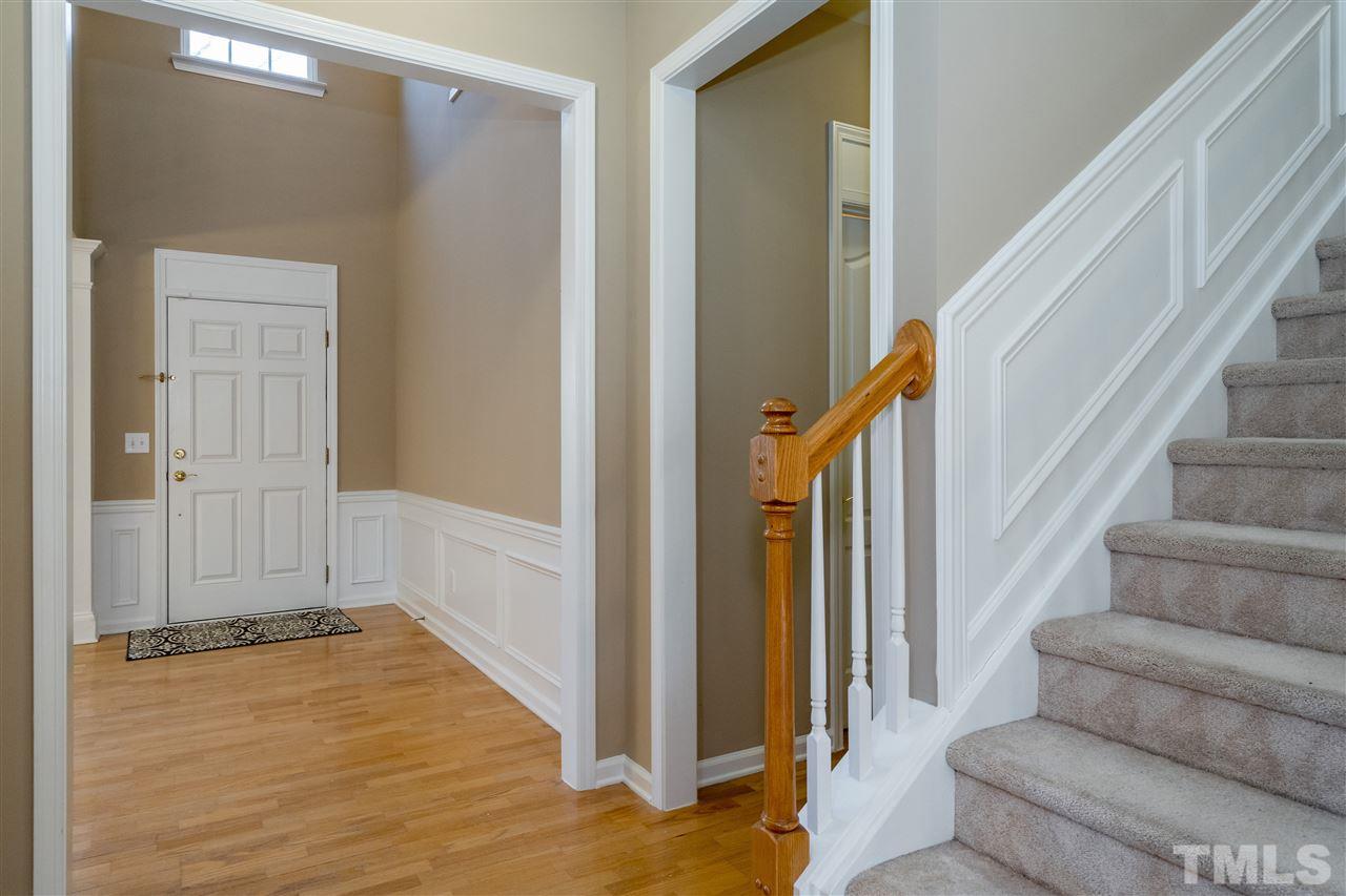 5405 Brandy Bay Road Raleigh, NC 27613 - Photo 2 of 23 Spacious entry foyer welcomes you to this sunny end unit townhouse that lives like a detached home!