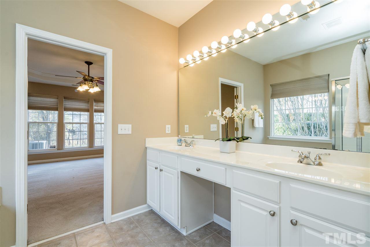5405 Brandy Bay Road Raleigh, NC 27613 - Photo 15 of 23 Dual vanity in the primary bathroom