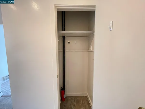 a view of storage and utility room