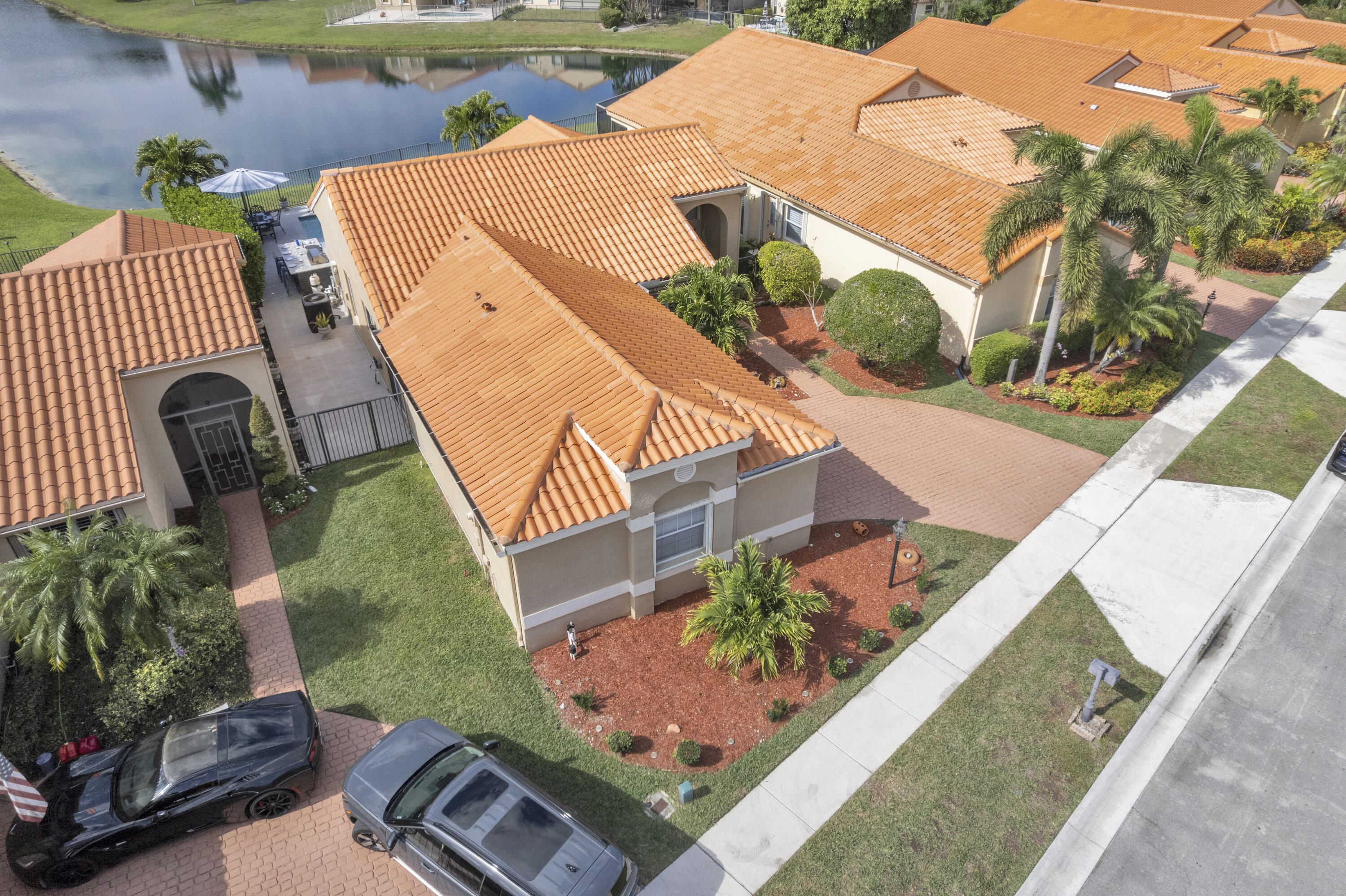 8024 Copenhagen Way Boca Raton, FL 33434 - Photo 60 of 69 an aerial view of a house with garden space and street view