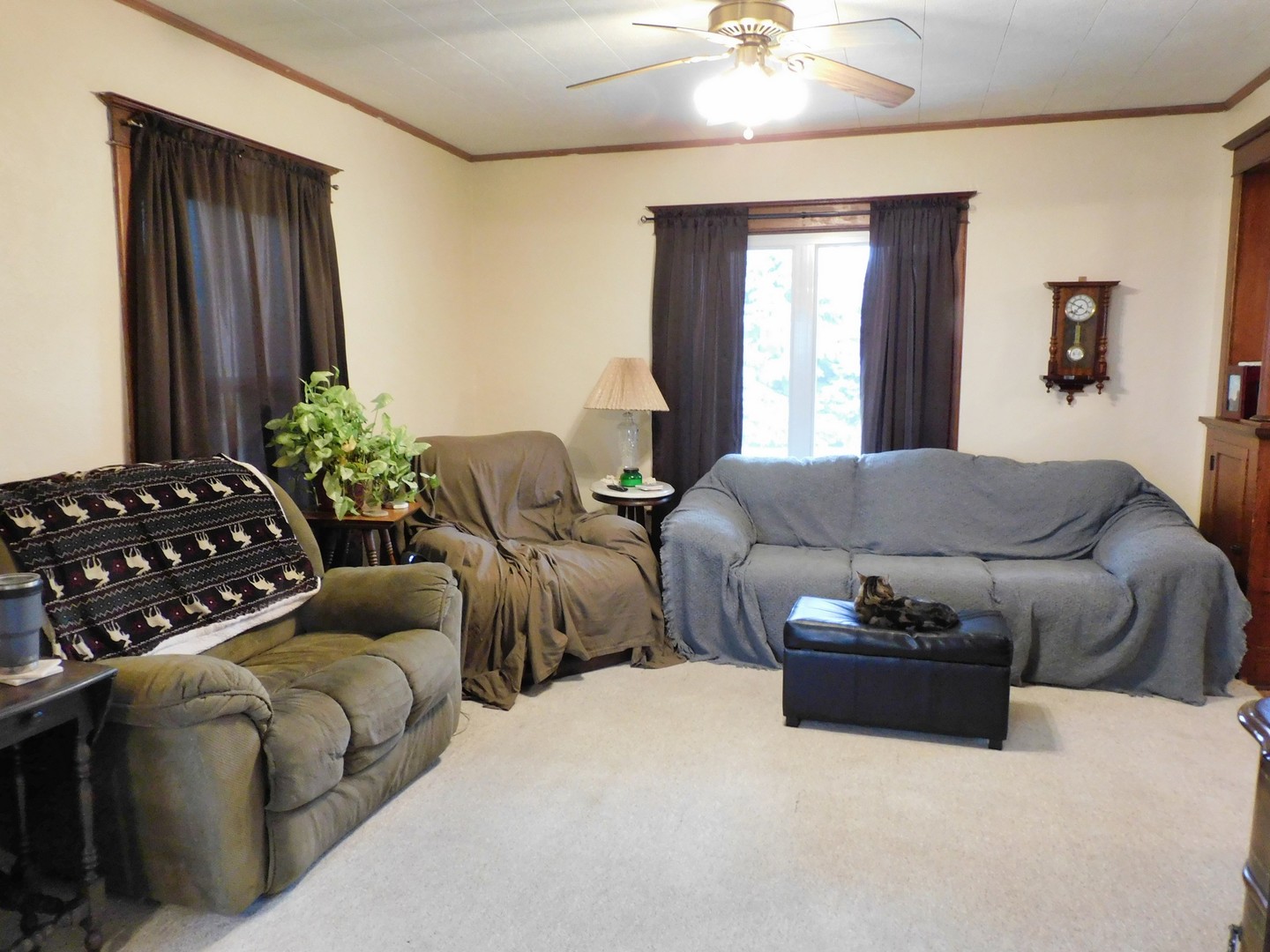 10797 West Fairmont Road Polo, IL 61064 - Photo 16 of 30 a living room with furniture potted plant and a window
