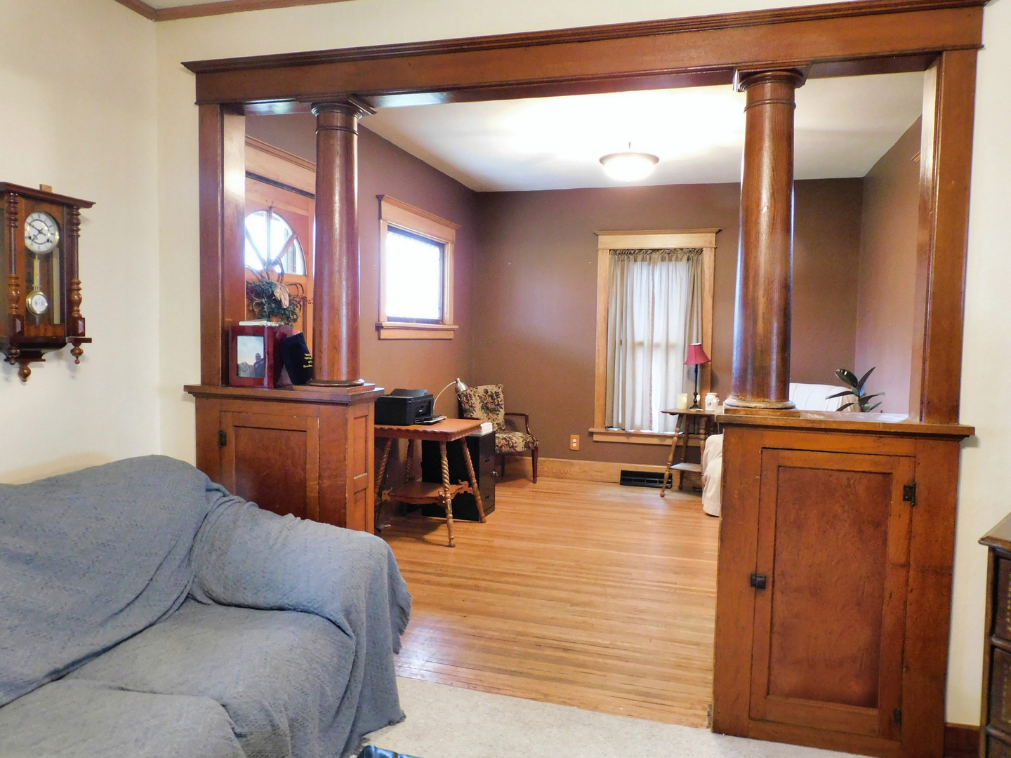 10797 West Fairmont Road Polo, IL 61064 - Photo 17 of 30 a living room with furniture and wooden floor