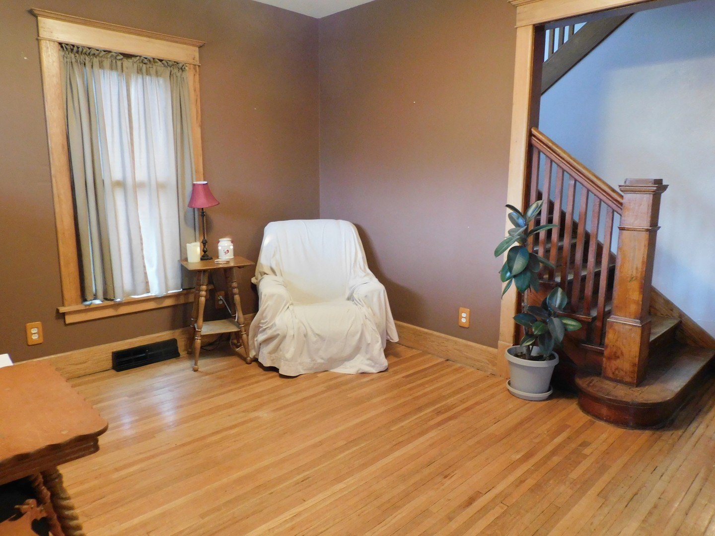 10797 West Fairmont Road Polo, IL 61064 - Photo 19 of 30 a bedroom with a bed and wooden floor