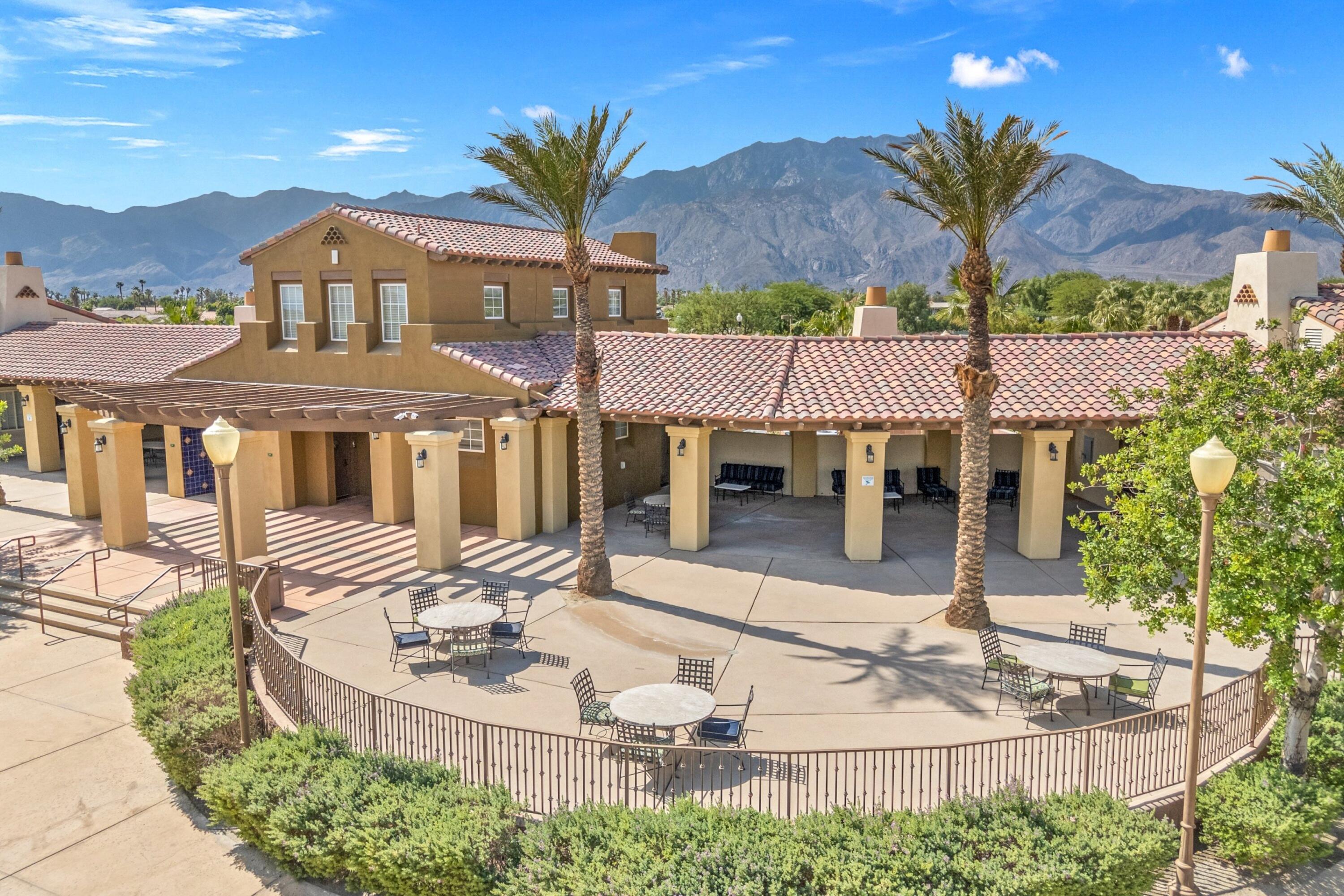 67364 Rio Plata Road Cathedral City, CA 92234 - Photo 5 of 49 a front view of a house with a garden
