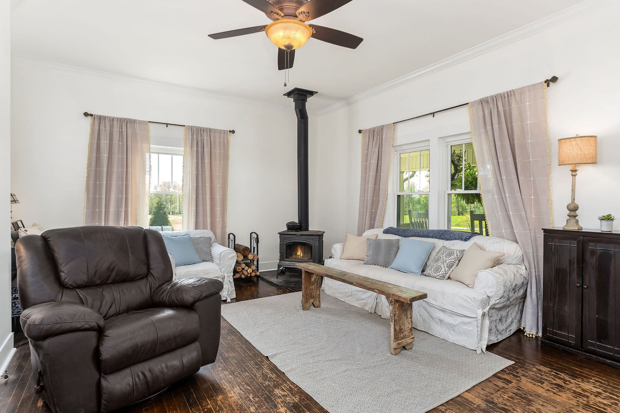 77 McAfee Lane Morrison, TN 37357 - Photo 12 of 39 a living room with furniture and a large window