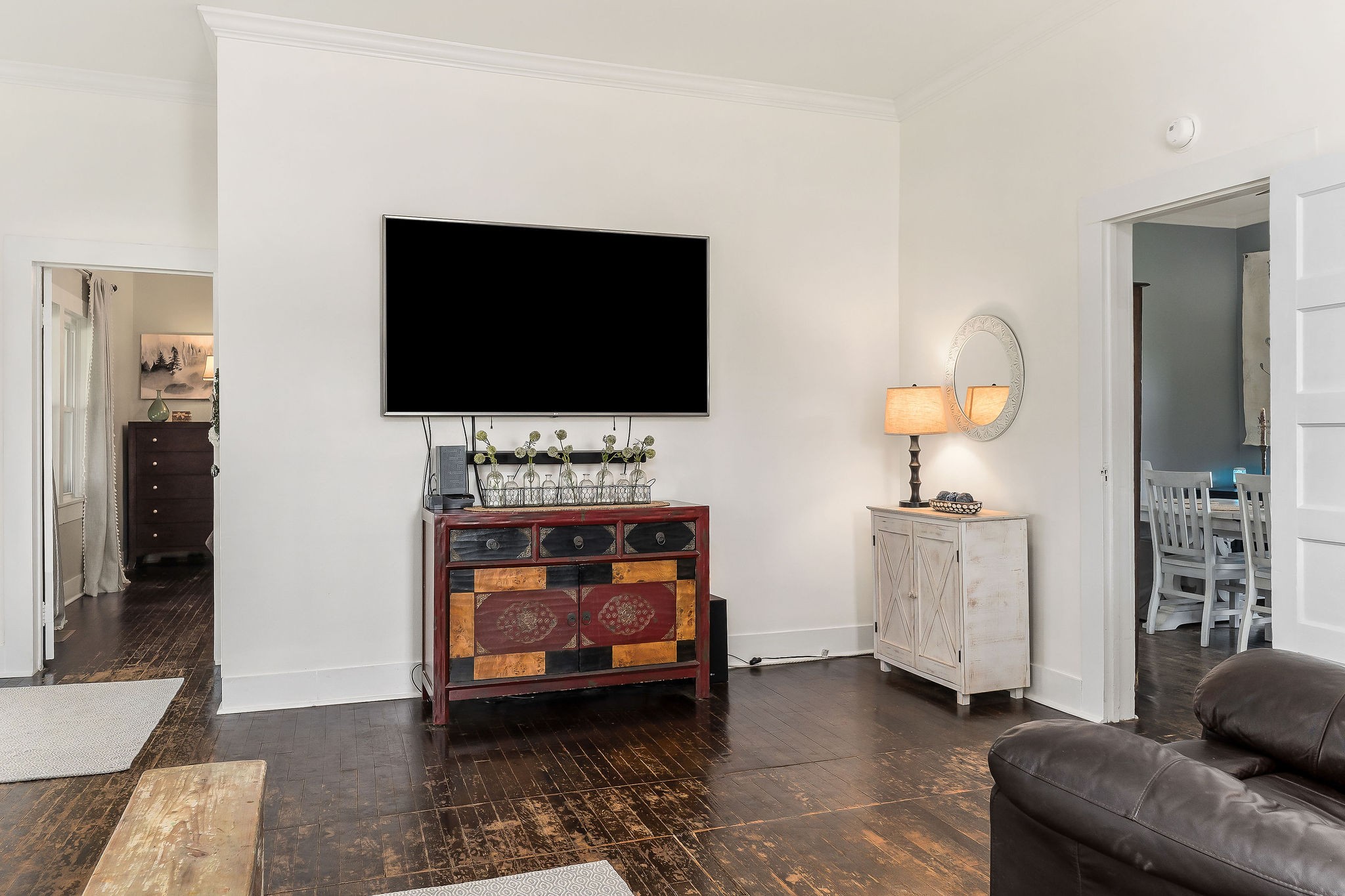 77 McAfee Lane Morrison, TN 37357 - Photo 15 of 39 a living room with furniture and a flat screen tv