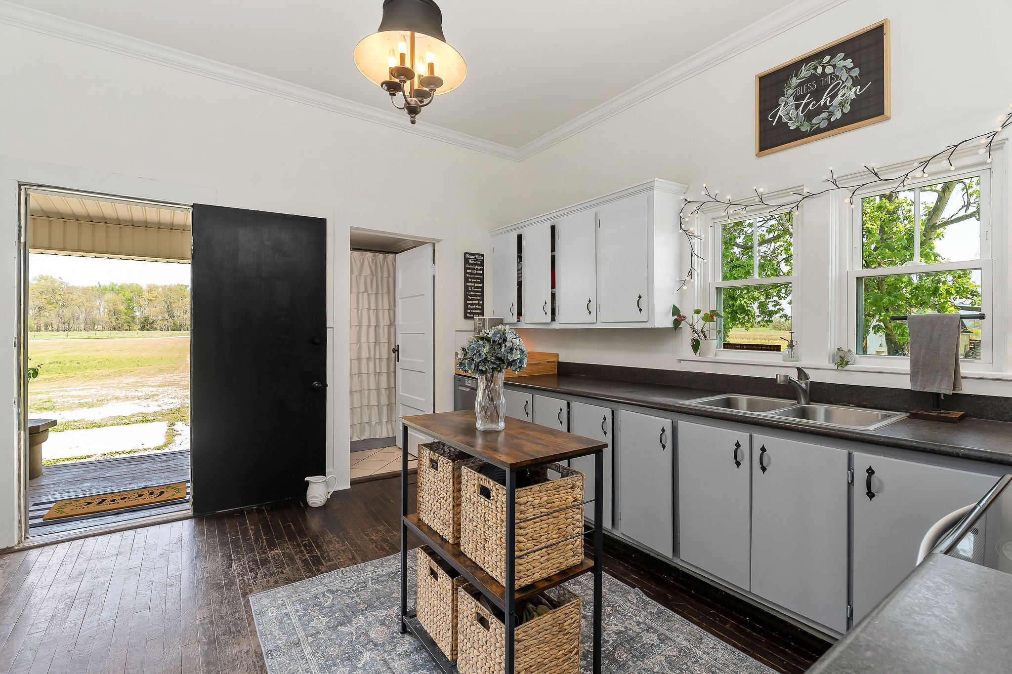 77 McAfee Lane Morrison, TN 37357 - Photo 17 of 39 a kitchen with a sink and a refrigerator