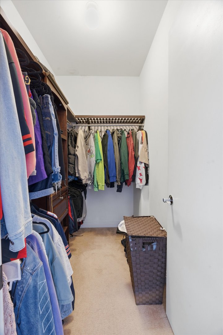648 West 16th Street, Unit 2 Chicago, IL 60616 - Photo 4 of 19 a view of walk in closet with clothes and shoes