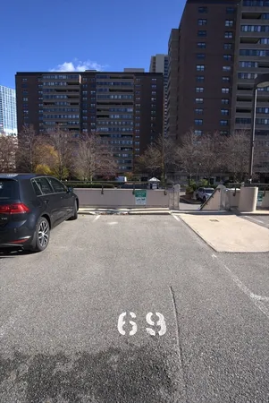 a view of outdoor space and parking