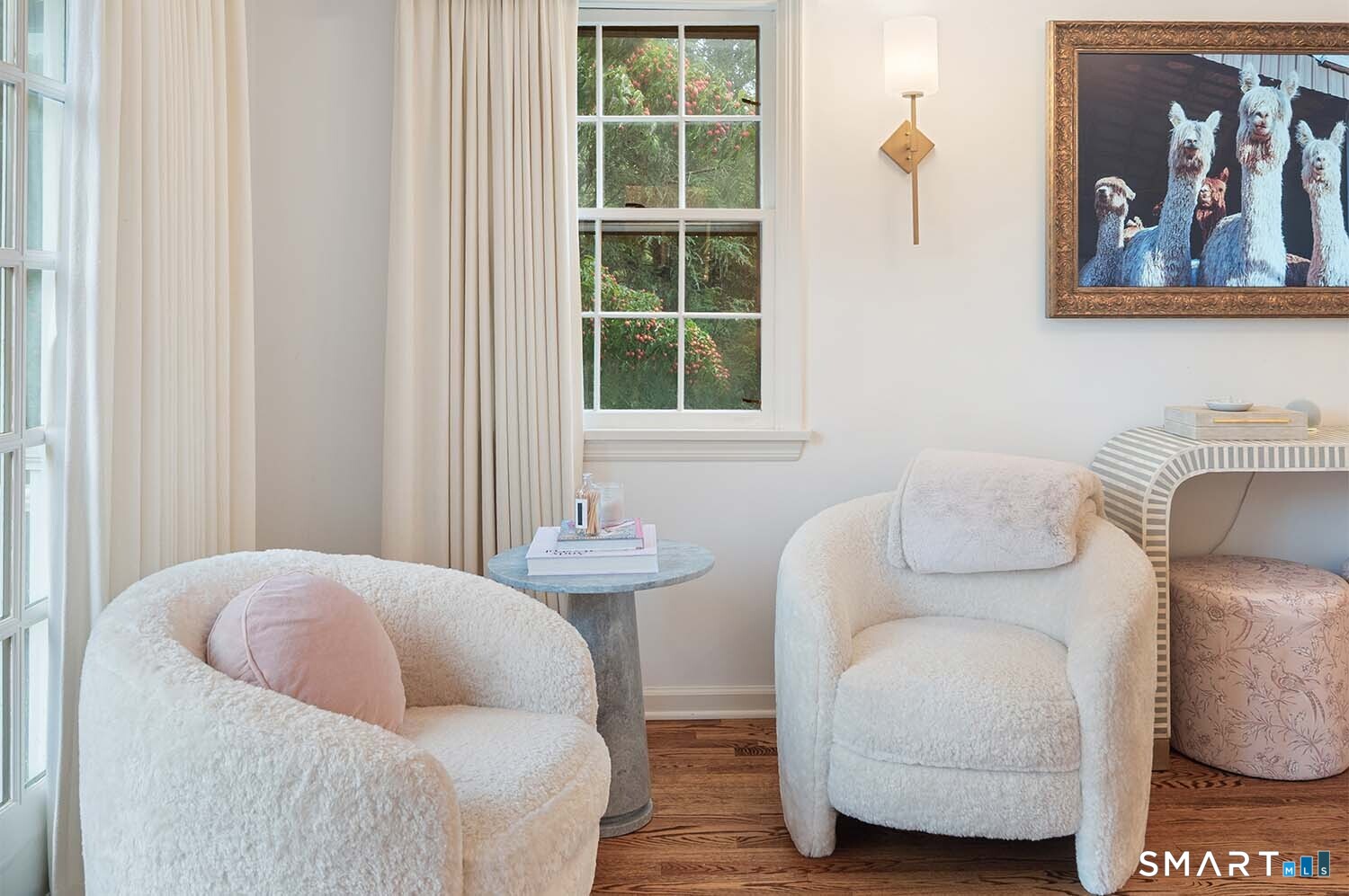 775 Sasco Hill Road Fairfield, CT 06824 - Photo 22 of 36 a living room with furniture and a window