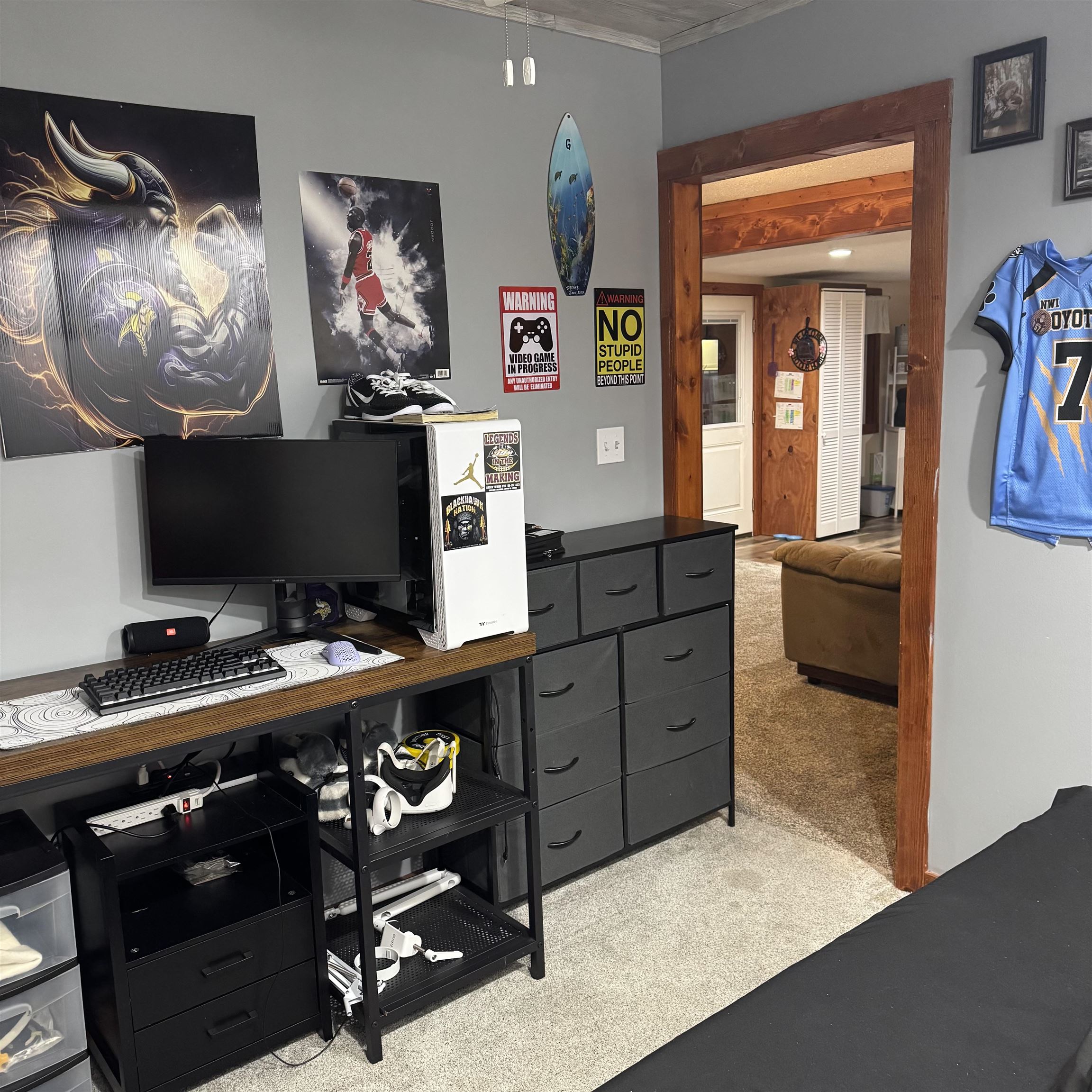 342 West Front Avenue Stockton, IL 61085 - Photo 14 of 21 a room with furniture and flat screen tv