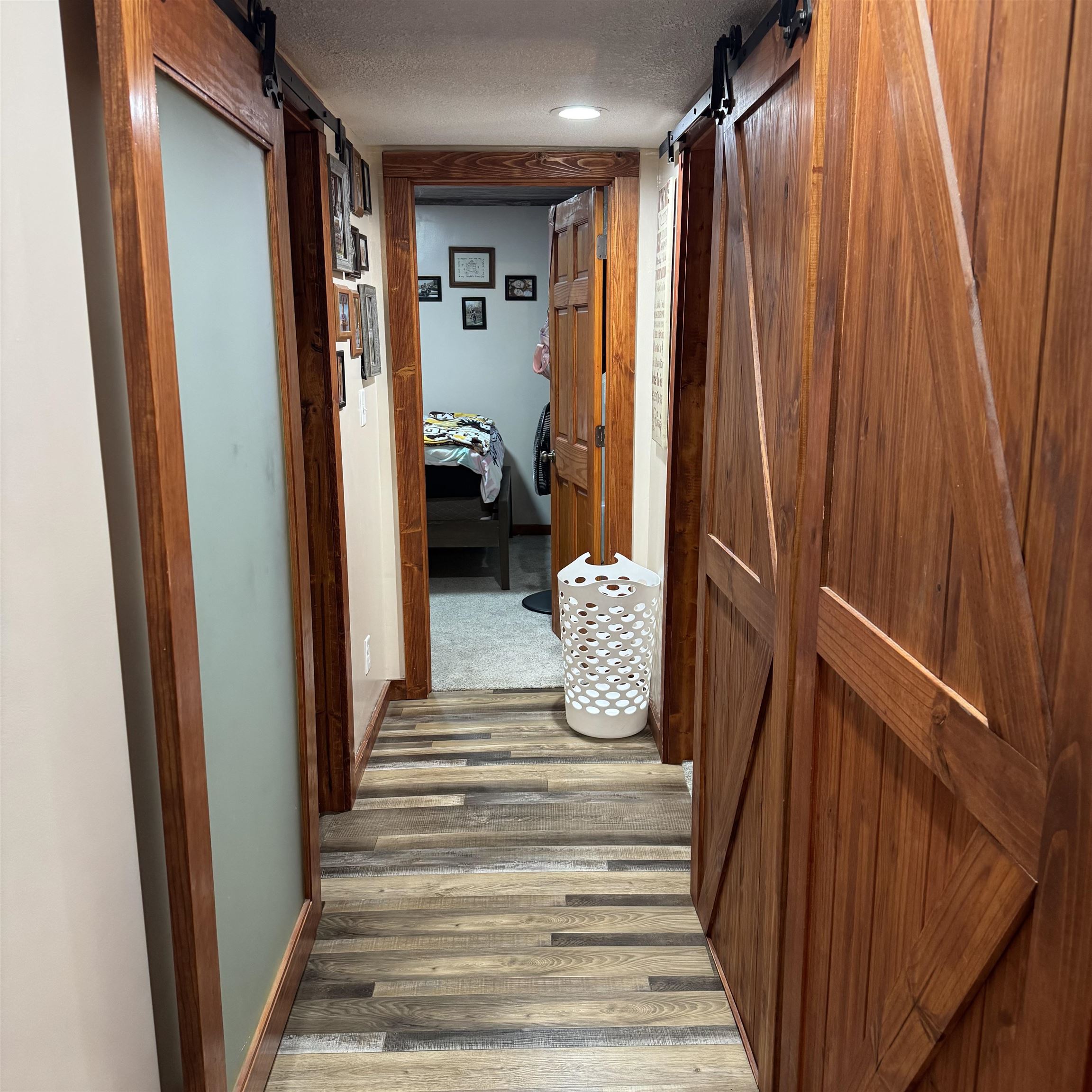 342 West Front Avenue Stockton, IL 61085 - Photo 18 of 21 a view of a hallway with a livingroom and furniture