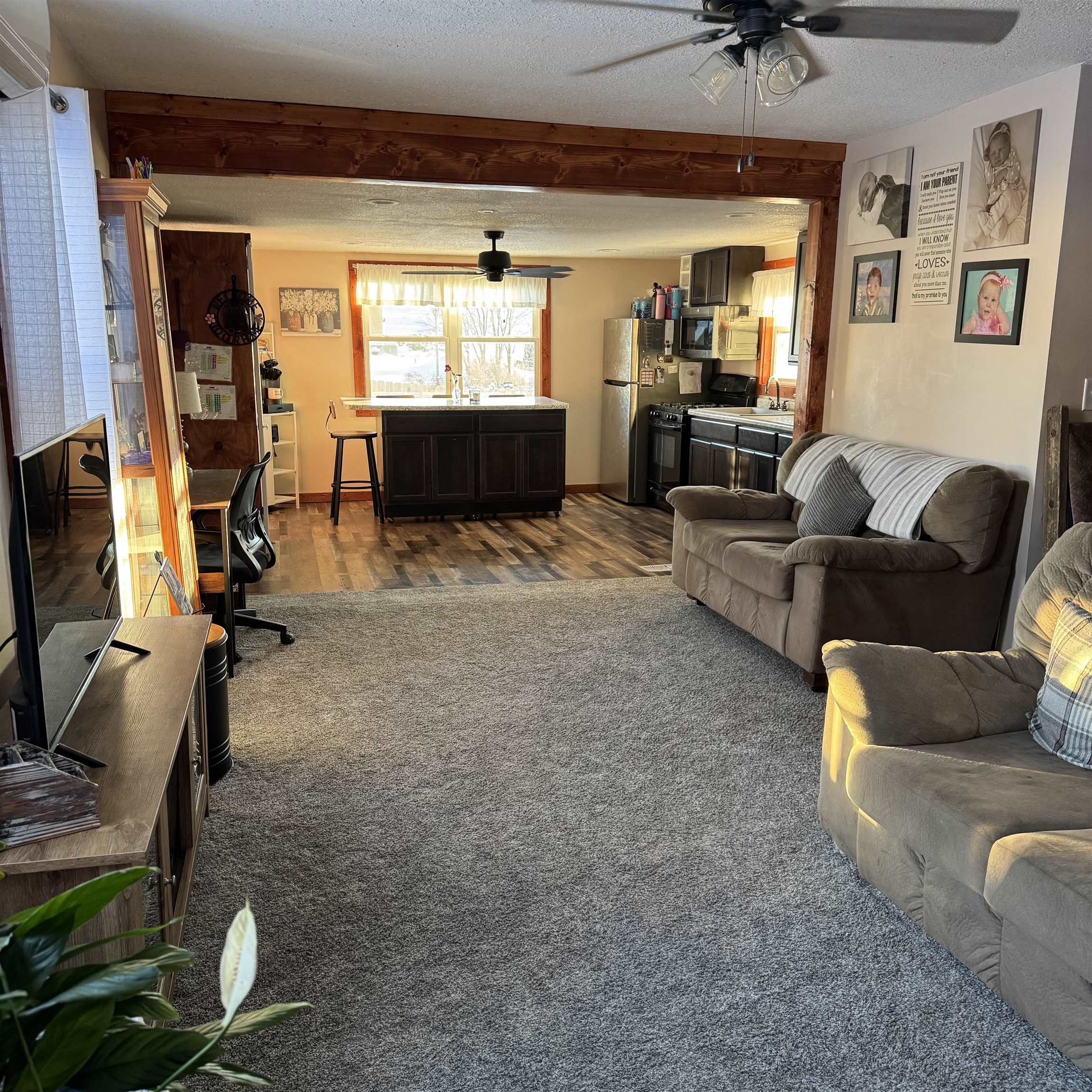 342 West Front Avenue Stockton, IL 61085 - Photo 7 of 21 a living room with furniture and a wooden floor