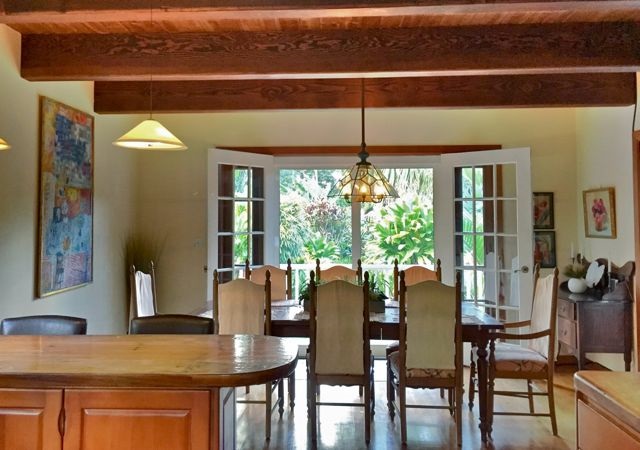 435 Hoolawa Road Haiku, HI 96708 - Photo 5 of 30 a view of a dining room with furniture window and outside view