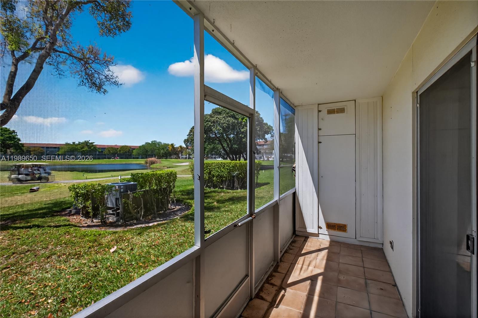 400 Southwest 134th Way, Unit 112F Pembroke Pines, FL 33027 - Photo 19 of 40 a view of a garden from a balcony