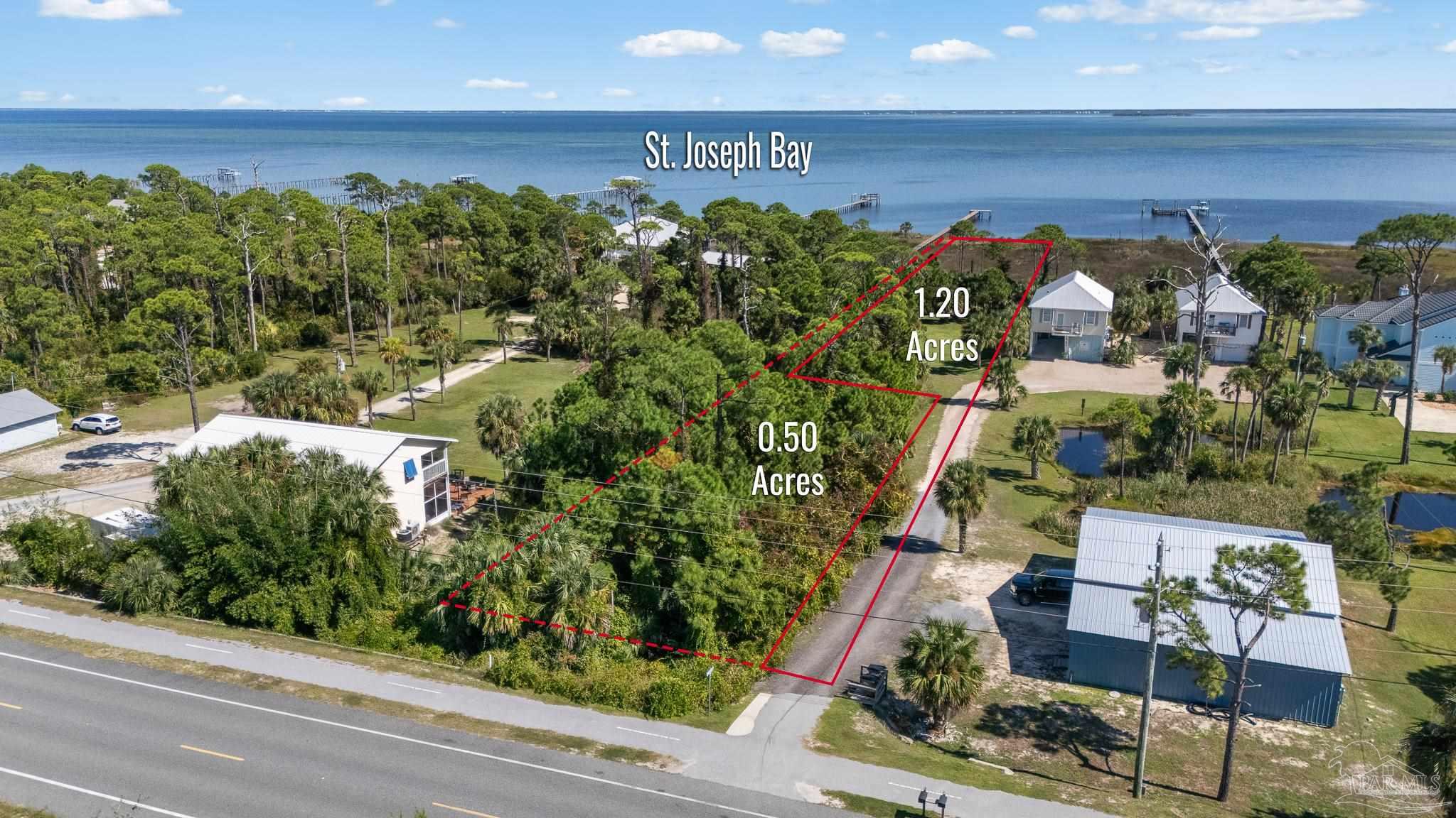 0 Cape San Blas Road Port St. Joe, FL 32456 - Photo 14 of 34 an aerial view of a