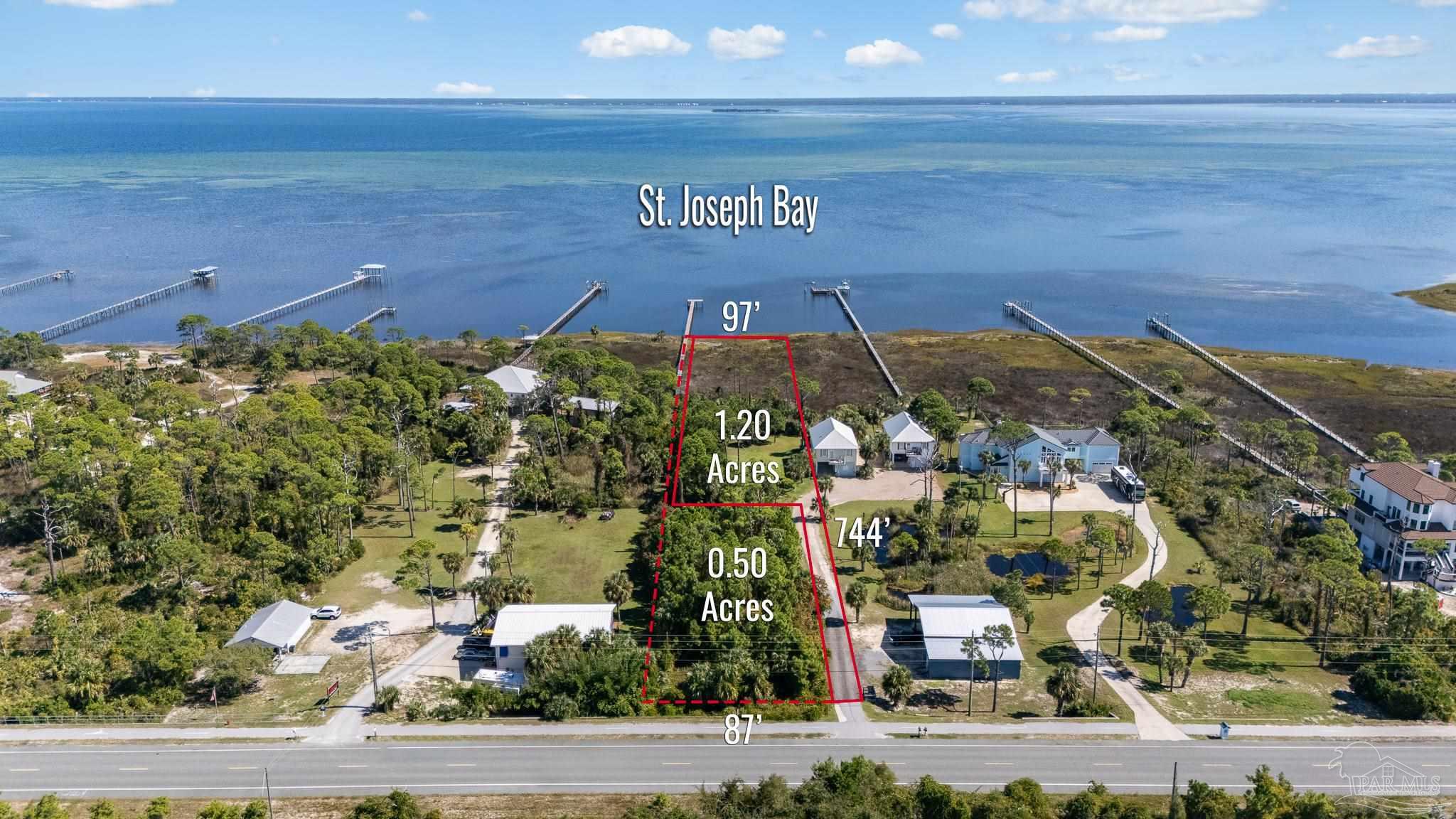 0 Cape San Blas Road Port St. Joe, FL 32456 - Photo 8 of 34 an aerial view of a city